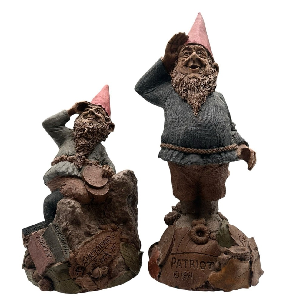 Tom Clark Carin Studios Gnome – Greybeard And Patriot #47, #73